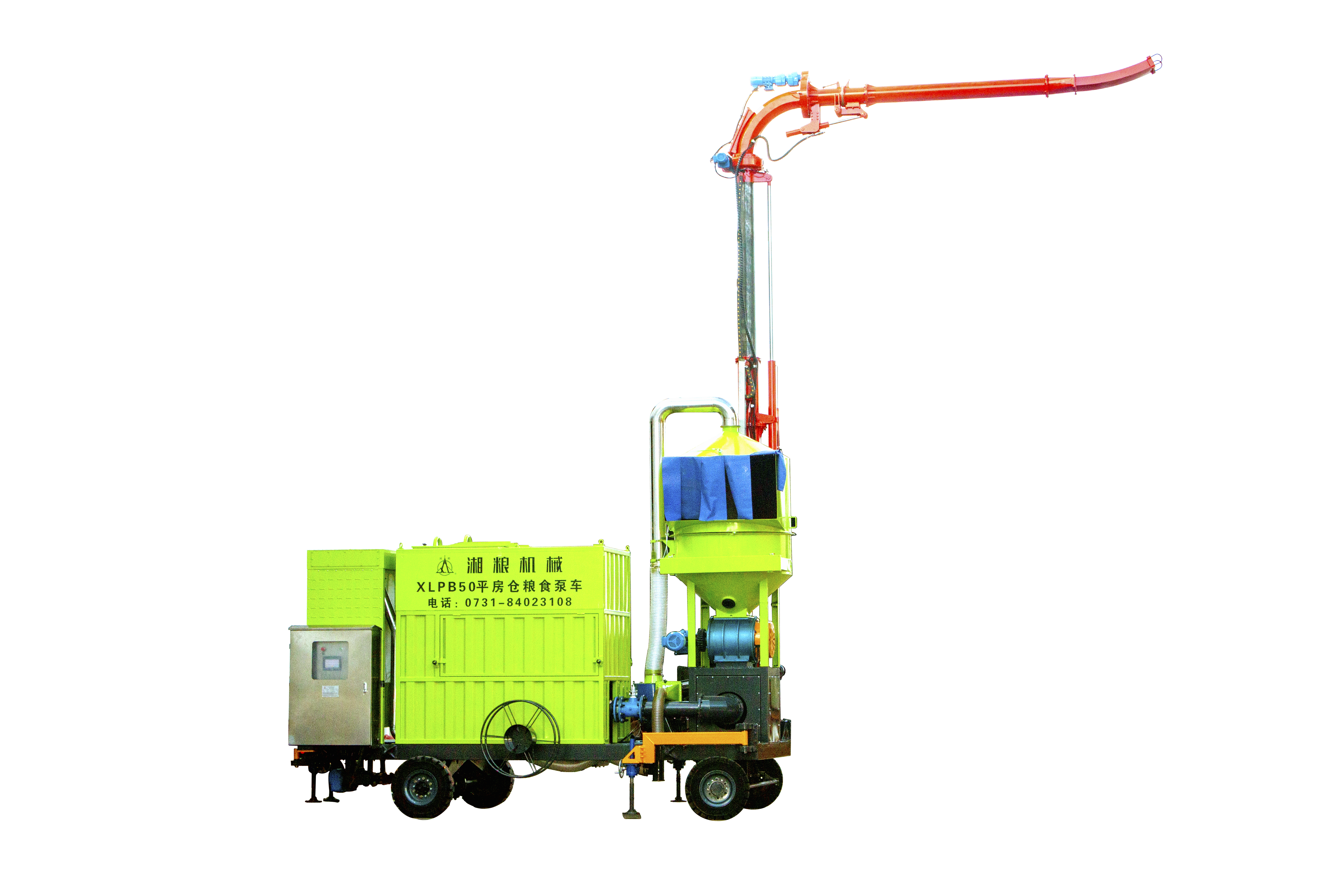 平房仓型粮食泵车 